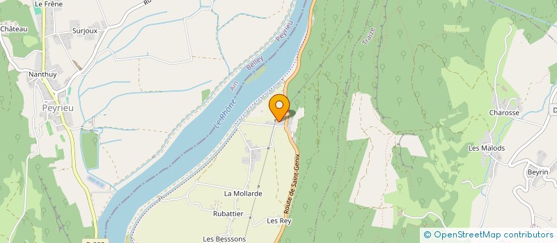 localisation de l'entreprise D2F BAT  CHAMPAGNEUX