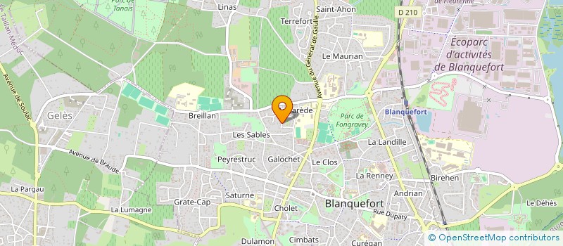 localisation de l'entreprise D2F-DISCO FUNK FEVER à BLANQUEFORT