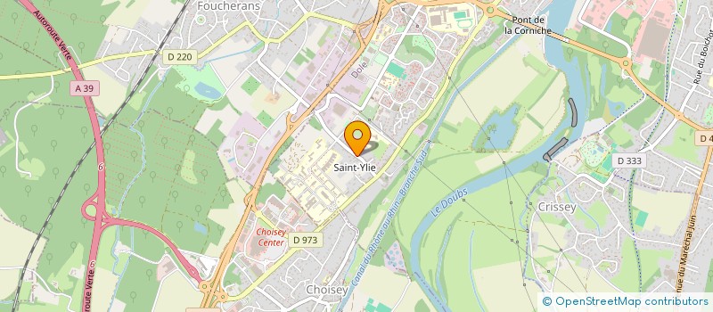 localisation de l'entreprise D2F INGENIERIE SARL à DOLE