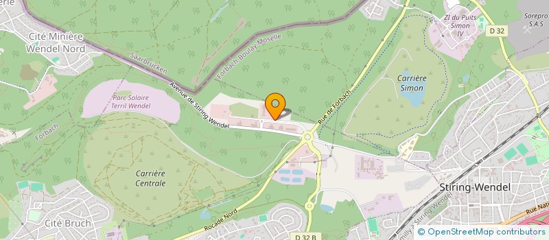 localisation de l'entreprise D2FA-CONSULTING  FORBACH