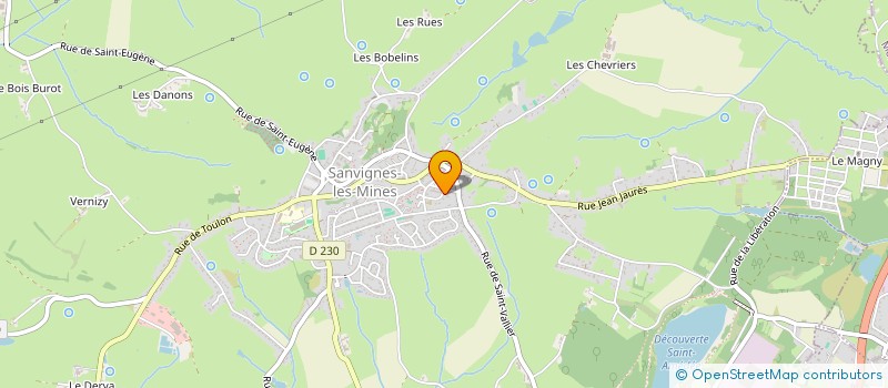 localisation de l'entreprise D2FC  SANVIGNES-LES-MINES