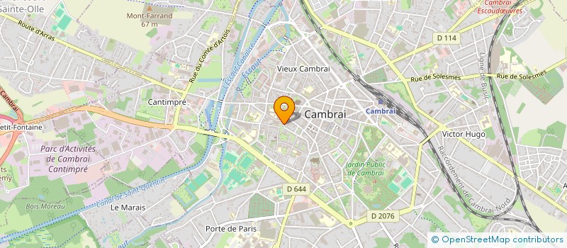 localisation de l'entreprise D2G  CAMBRAI