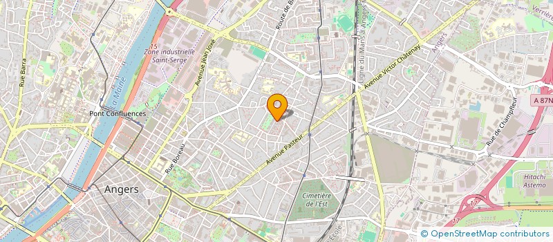 localisation de l'entreprise D2H à ANGERS