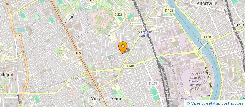 localisation de l'entreprise D2H  VITRY-SUR-SEINE