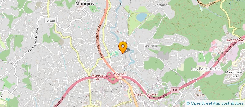 localisation de l'entreprise D2H à MOUGINS