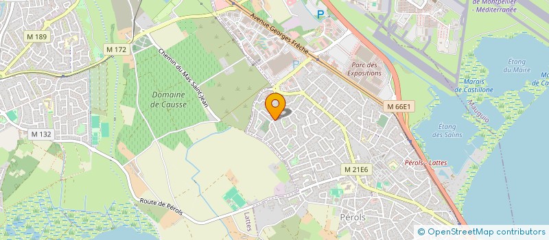 localisation de l'entreprise D2H INVEST  PEROLS