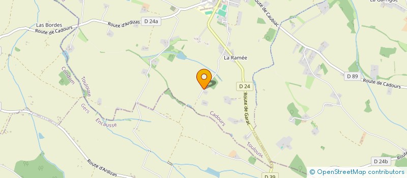 localisation de l'entreprise D2I  CADOURS