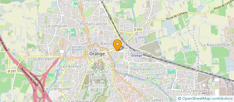 localisation de l'entreprise D2IF PARTNENAIRES ET INVESTISSEMENTS. 2IF-PI  ORANGE