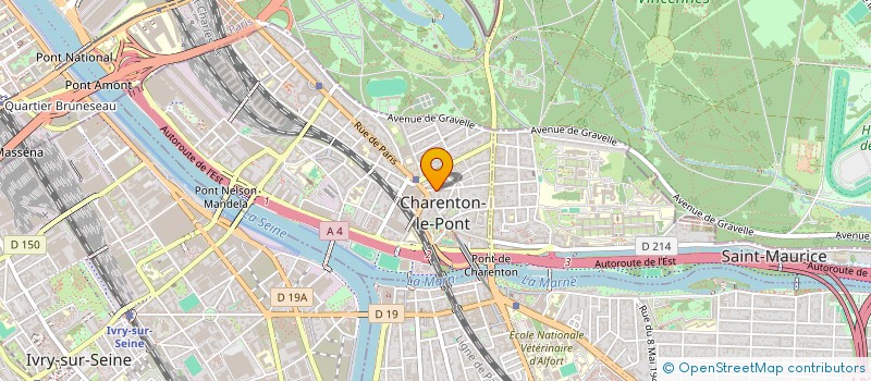 localisation de l'entreprise D2J  CHARENTON-LE-PONT