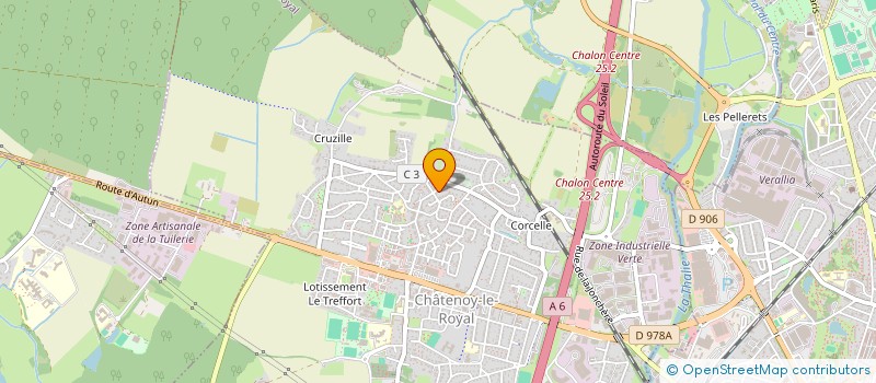 localisation de l'entreprise D2J INTERNATIONAL  CHATENOY-LE-ROYAL