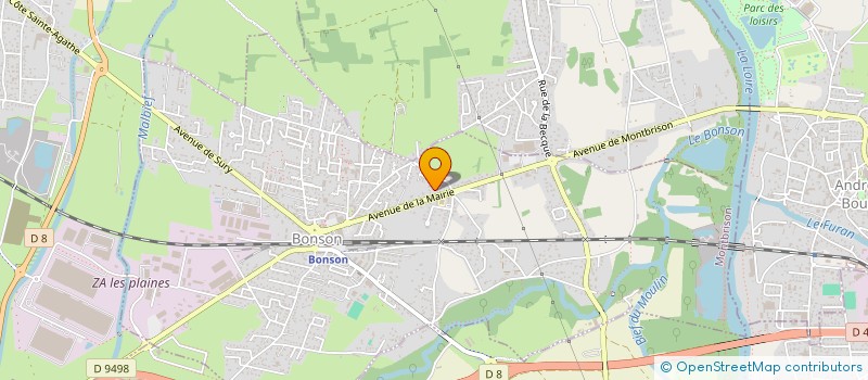 localisation de l'entreprise D2JP  SAINT-CYPRIEN