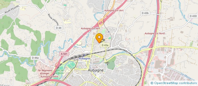 localisation de l'entreprise D2L à AUBAGNE