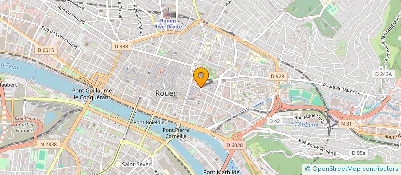 localisation de l'entreprise D2L  ROUEN