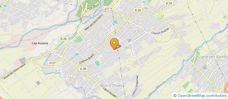 localisation de l'entreprise D2L à SAINT-PIERRE
