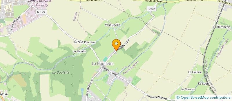 localisation de l'entreprise D2L  LA HOGUETTE