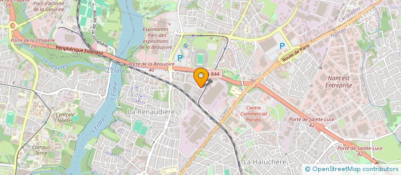 localisation de l'entreprise D2L INNOV à NANTES