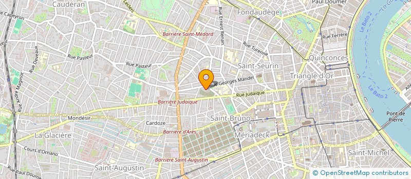 localisation de l'entreprise D2L INVEST  BORDEAUX