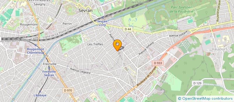 localisation de l'entreprise D2L SERVICES à SEVRAN