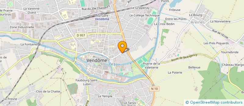 localisation de l'entreprise D2LA  VENDOME