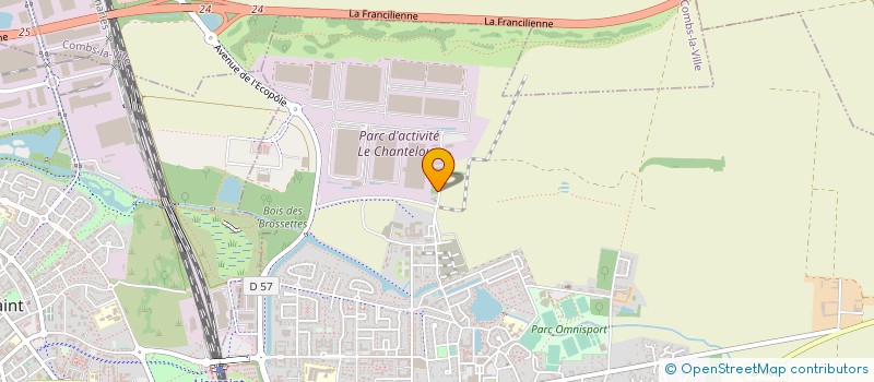 localisation de l'entreprise D2M à MOISSY-CRAMAYEL