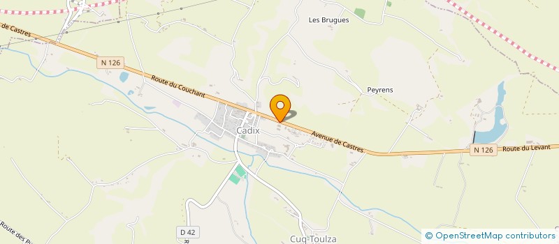 localisation de l'entreprise D2M à CUQ-TOULZA