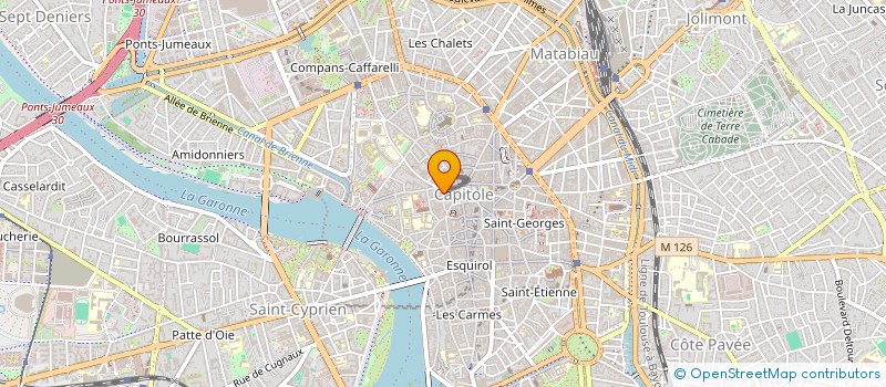 localisation de l'entreprise D2M  TOULOUSE