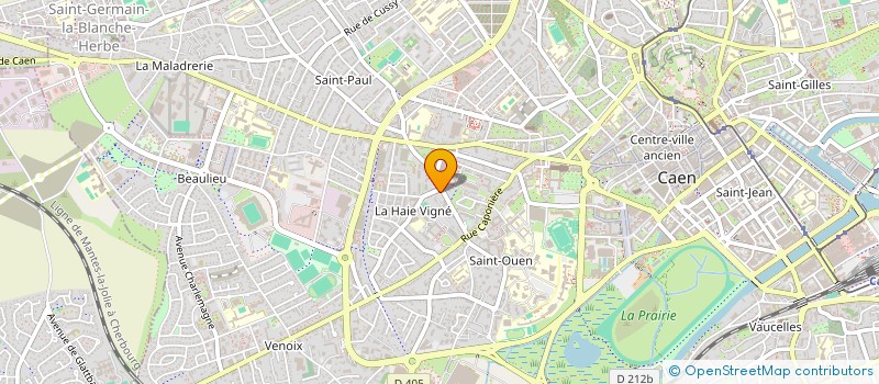 localisation de l'entreprise D2M à CAEN