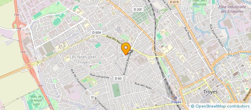 localisation de l'entreprise D2M HOLDING  TROYES