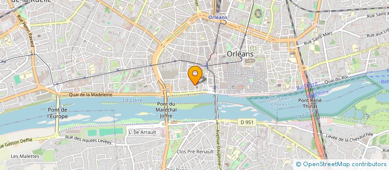 localisation de l'entreprise D2M MATERIAL à ORLEANS