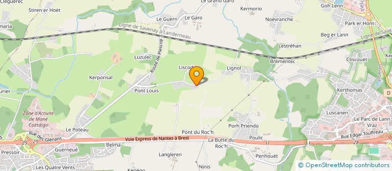 localisation de l'entreprise D2M PLOEREN  PLOEREN