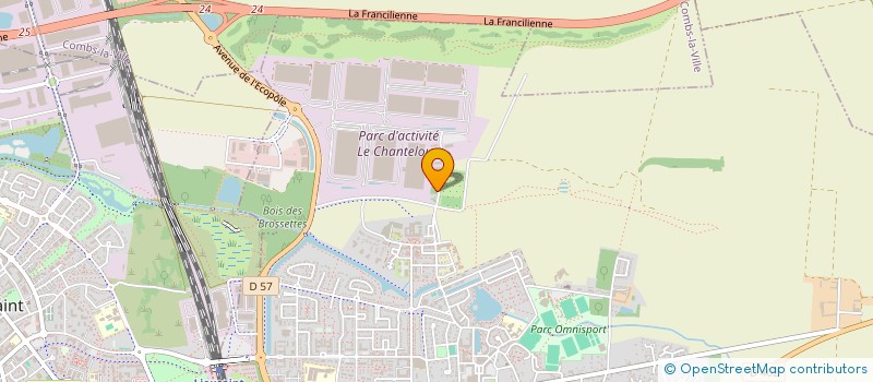localisation de l'entreprise D2M PRODUCTION à MOISSY-CRAMAYEL
