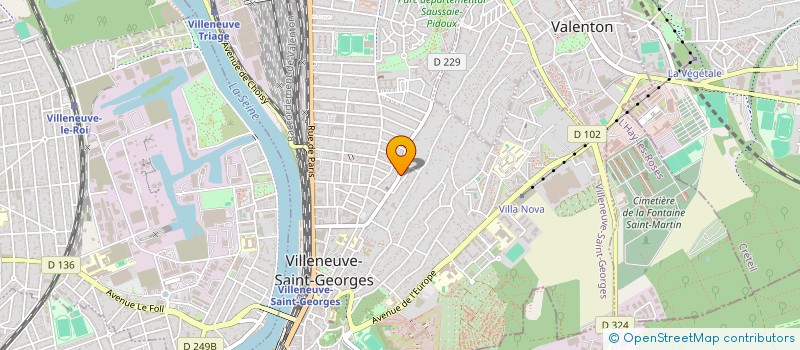 localisation de l'entreprise D2M SECURITE PRIVEE  VILLENEUVE-SAINT-GEORGES