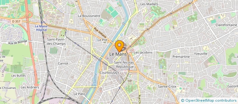 localisation de l'entreprise D2MAINS  LE MANS