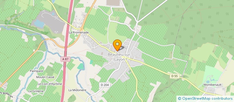 localisation de l'entreprise D2MANO  BEAULIEU-SUR-LAYON
