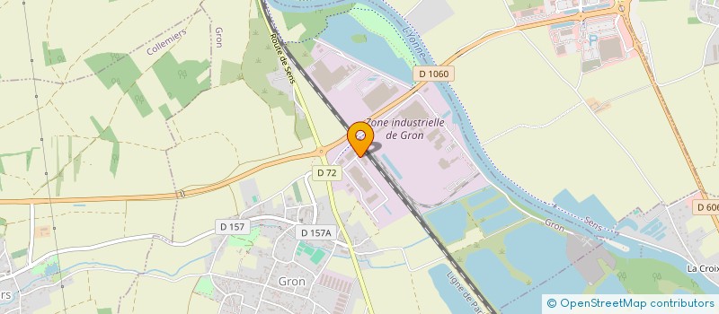 localisation de l'entreprise D2MI  GRON