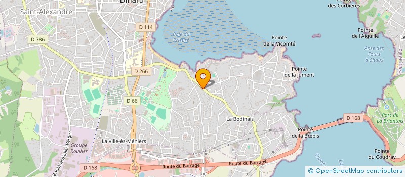 localisation de l'entreprise D2MTECH à DINARD