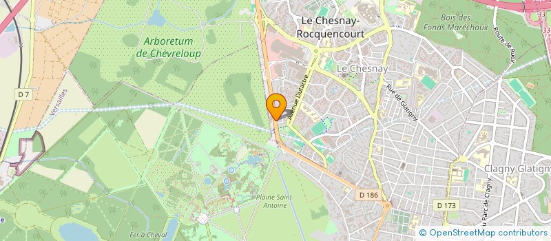 localisation de l'entreprise D2P à LE CHESNAY-ROCQUENCOURT