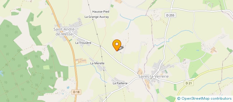 localisation de l'entreprise D2P à ECHALOU