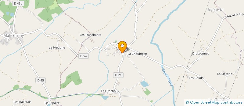 localisation de l'entreprise D2PL IMMO à MAILLET