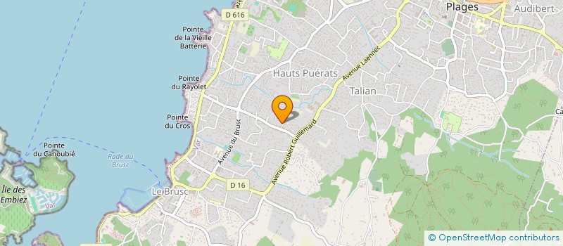 localisation de l'entreprise D2PR à SIX-FOURS-LES-PLAGES