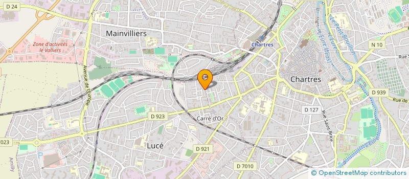 localisation de l'entreprise D2R à LUCE