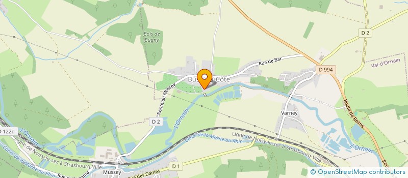 localisation de l'entreprise D2R  VAL-D'ORNAIN