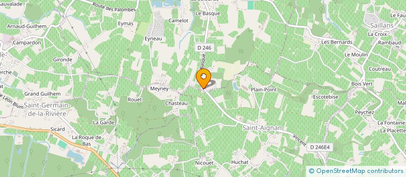 localisation de l'entreprise D2R  VILLEGOUGE