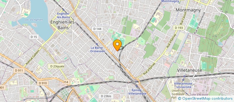 localisation de l'entreprise D2R STRUCTURES à DEUIL-LA-BARRE