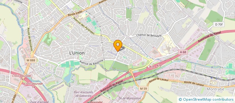 localisation de l'entreprise D2R2 à L'UNION