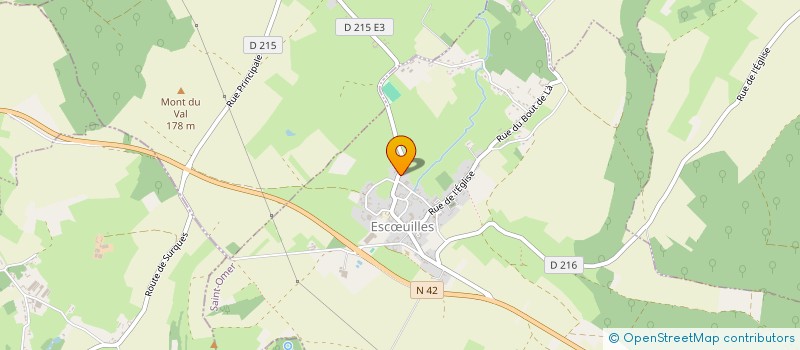 localisation de l'entreprise D2R2  ESCUILLES