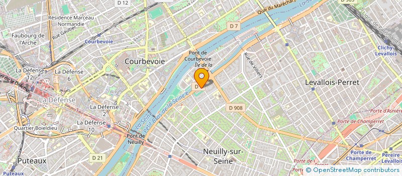 localisation de l'entreprise D2R2 INVEST à NEUILLY-SUR-SEINE
