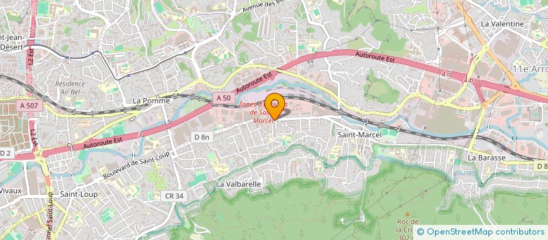 localisation de l'entreprise D2S DISTRIBUTION à MARSEILLE
