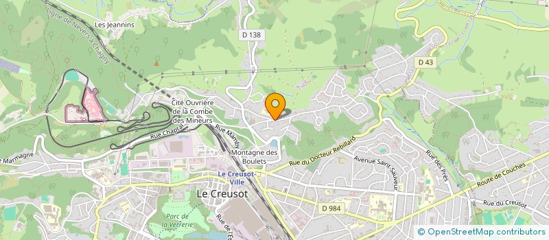 localisation de l'entreprise D2S INSPECTION  LE CREUSOT