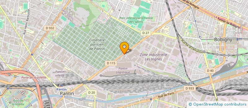 localisation de l'entreprise D2SA  BOBIGNY